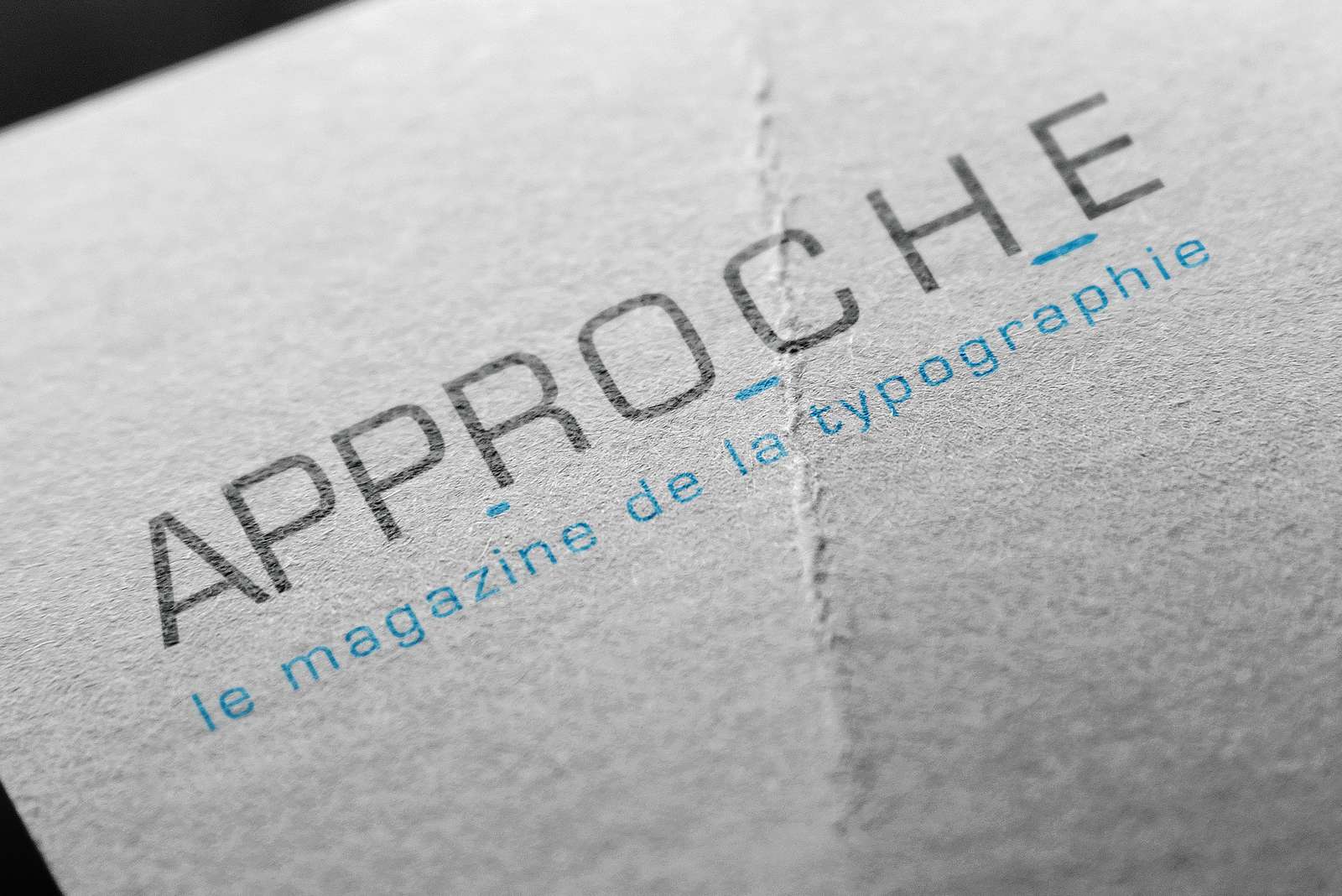 logo approche typographie