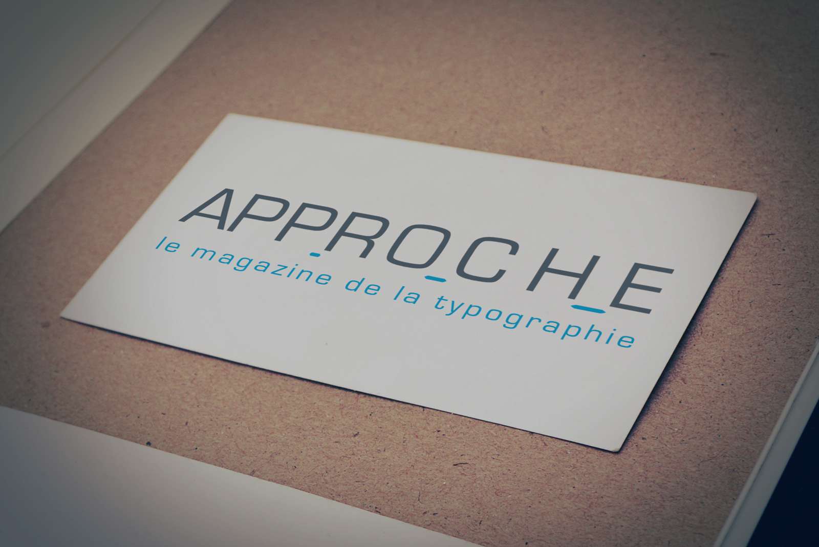 logo approche typographie