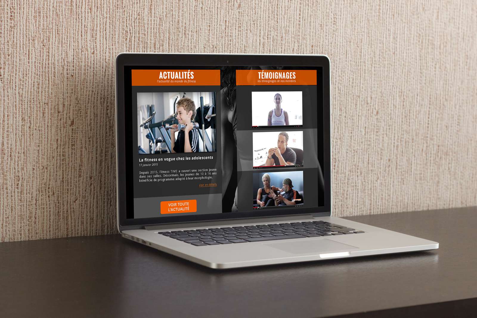 webdesign fitness time