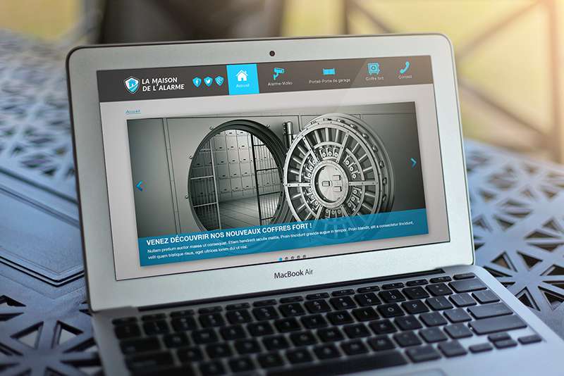 webdesign maison de l'alarme alex ledu